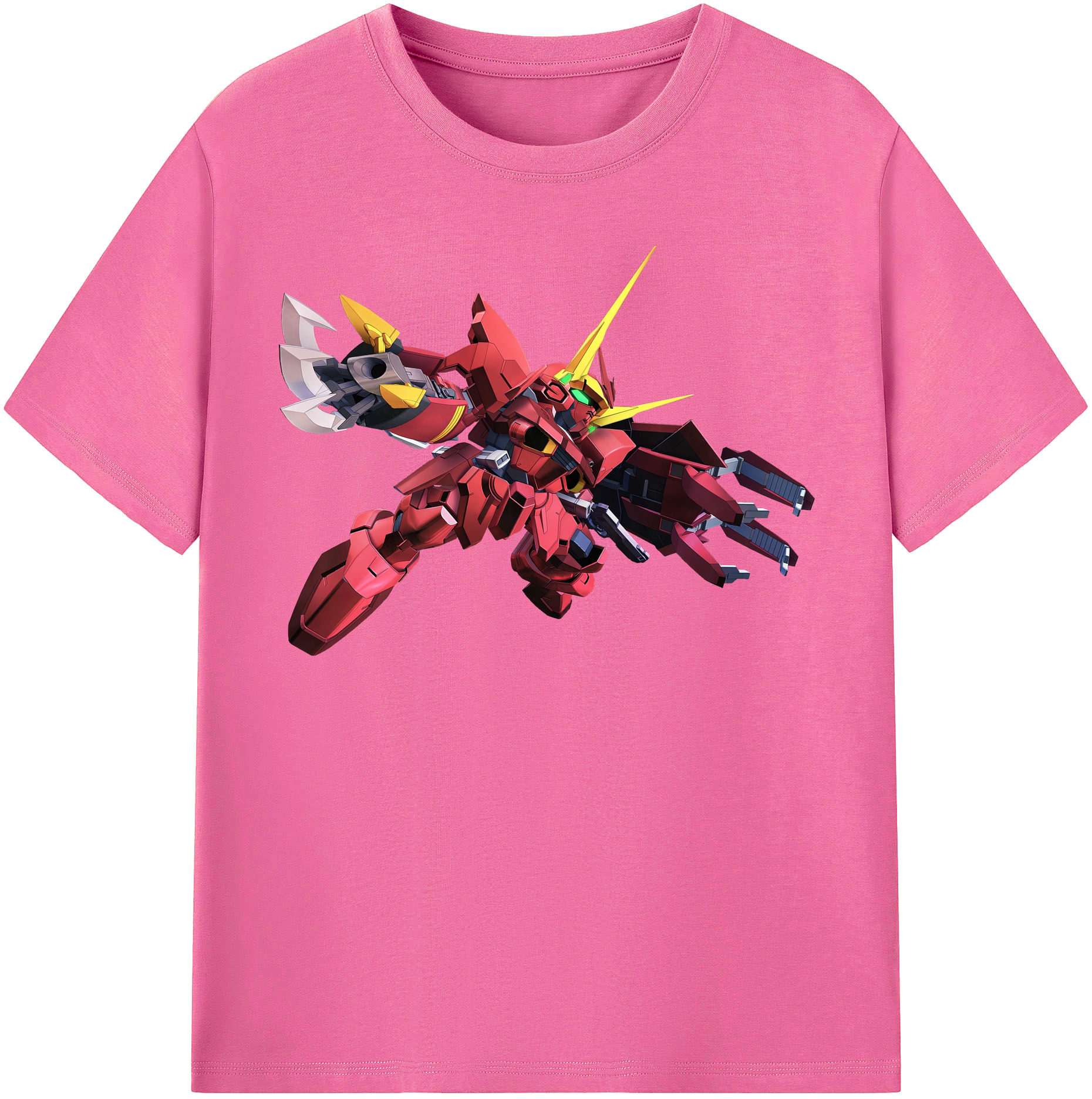 （画像用） 機動戦士ガンダム Mobile Suit Gundam レディースカジュアルプリントTシャツ（綿100％）